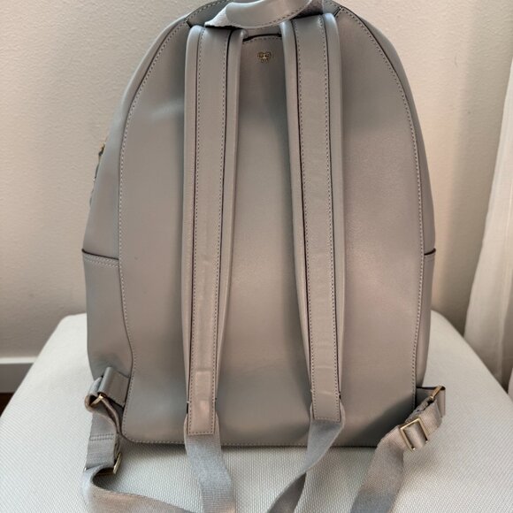 Anya hindmarch Smiley perforated leather backpack